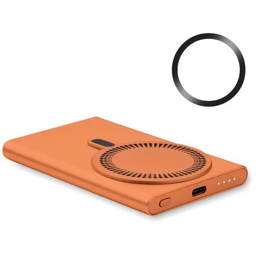Draadloze oplader powerbank Pawtt oranje