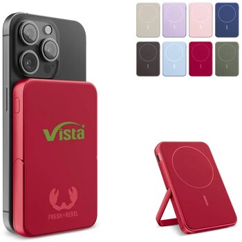 2PBM5000| Fresh 'n Rebel Geschikt voor MagSafe Draadloze Powerbank 5000mAh rood 2PBM5000| Fresh 'n Rebel Geschikt voor MagSafe Draadloze Powerbank 5000mAh rood
