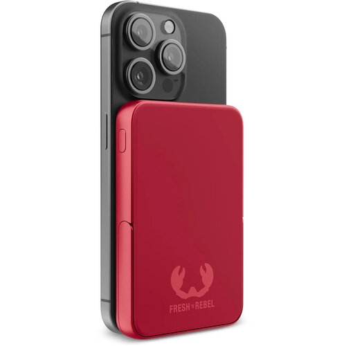 2PBM5000| Fresh 'n Rebel Geschikt voor MagSafe Draadloze Powerbank 5000mAh rood