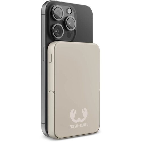 2PBM5000| Fresh 'n Rebel Geschikt voor MagSafe Draadloze Powerbank 5000mAh beige