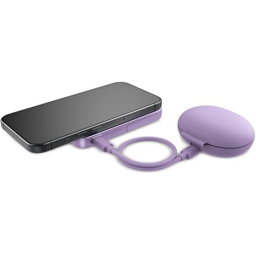 2PBM5000| Fresh 'n Rebel Geschikt voor MagSafe Draadloze Powerbank 5000mAh lila
