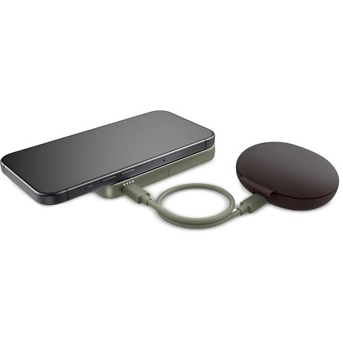 2PBM5000| Fresh 'n Rebel Geschikt voor MagSafe Draadloze Powerbank 5000mAh dried green