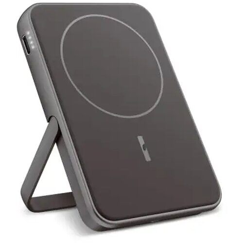 2PBM5000| Fresh 'n Rebel Geschikt voor MagSafe Draadloze Powerbank 5000mAh donker gun metal