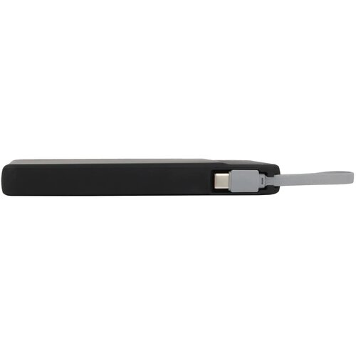 Ziara Powerbank met USB-C &amp; Lightning Kabel 10000mAh zwart