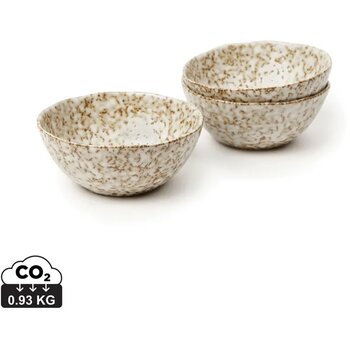 VINGA Nuvem mini kom, set van 3 stuks beige VINGA Nuvem mini kom, set van 3 stuks beige
