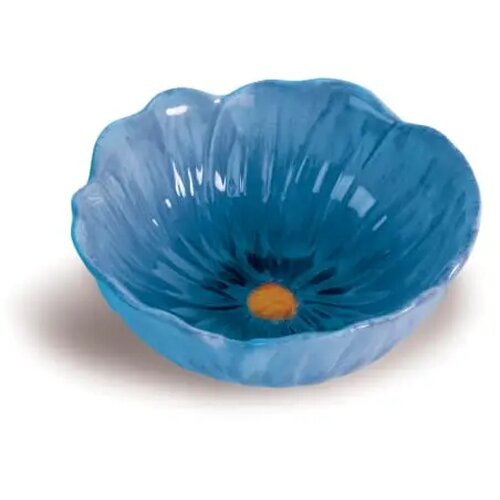 Byon Poppy kom set van 4 st. blauw