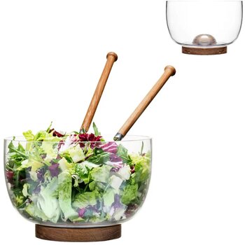 Sagaform Nature saladeschaal transparant Sagaform Nature saladeschaal transparant
