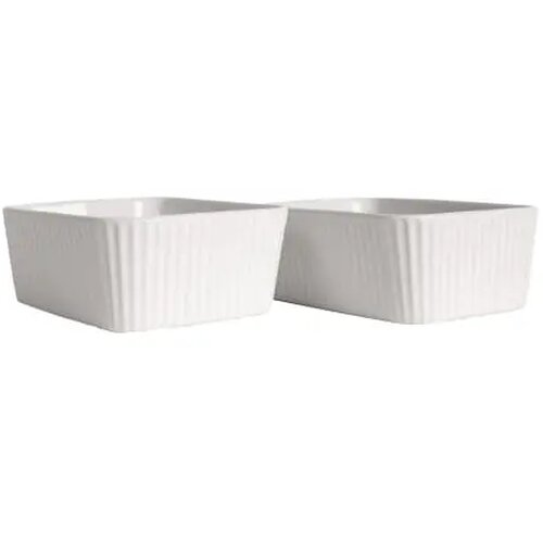 Sagaform Flora ovenschaal mini 2-delig wit
